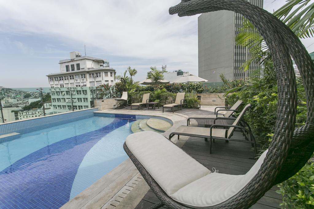 Hotel Atlantico Tower ริโอเดจาเนโร ภายนอก รูปภาพ Rooftop pool